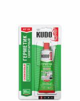 Герметик силиконовый санитарный KUDO прозрачный 85 мл