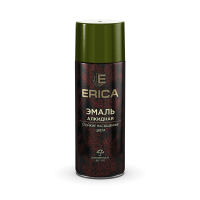Аэрозольная эмаль алкидная Erica хаки 520мл
