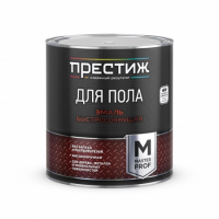 Эмаль для пола акриловая быстросохнущая ПРЕСТИЖ база А белая 2,8кг
