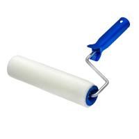 Валик 24 см в сборе велюр белый (полиакрил) d 8 мм Мастер для работ с лаками Акор