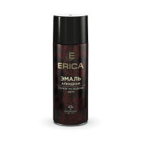 Аэрозольная эмаль алкидная Erica черная матовая 520мл