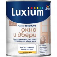Краска для окон и дверей Luxium база BC полуматовая 0,75л