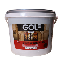 Краска для печей и каминов GOLexpert белая 3кг