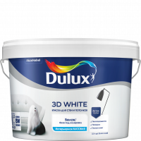 Краска ВД DULUX 3D White матовая база BW 2,5л Краска ВД DULUX 3D White матовая база BW 2,5л