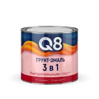 Грунт-эмаль по ржавчине ФОРМУЛА Q8 быстросохнущая серая 1,8кг