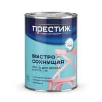 Эмаль акриловая ПРЕСТИЖ полуглянцевая графитовая серая RAL7024 0,9кг