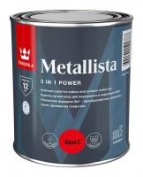Краска 3 в 1 TIKKIVALA Metallista база C глянцевая 0,8л
