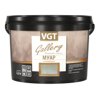 Состав лессирующий VGT Gallery Муар White Silver 2,2кг