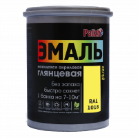 Эмаль акриловая Palizh глянцевая желтая RAL1018 1кг Эмаль акриловая Palizh глянцевая желтая RAL1018 1кг