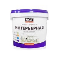 Краска VGT ВД-АК-2180 интерьерная влагостойкая белоснежная 1,5кг Краска VGT ВД-АК-2180 интерьерная влагостойкая белоснежная 1,5кг