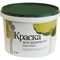 Краска VGT ВД-АК-1180 для деревьев 3 кг