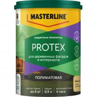 Пропитка защитная Masterline Protex база под колеровку CLR 0,9л