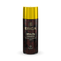 Аэрозольная эмаль алкидная Erica желтая 520мл