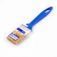 Кисть плоская Лаки 50*12 синтетическая щетина, пластиковая синяя ручка АКОР
