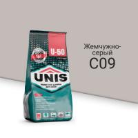 Затирка U-50 Юнис жемчужно-серый С09 1,5кг