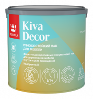 Лак акрилатный TIKKIVALA KIVA DECOR база EP полуматовый 2,7л