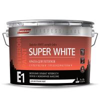 Краска PARADE SUPER WHITE E1 для потолков 9л Краска PARADE SUPER WHITE E1 для потолков 9л