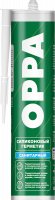 Герметик силиконовый санитарный OPPA бесцветный 260мл
