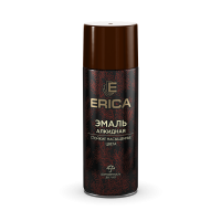 Аэрозольная эмаль алкидная Erica коричневая 520мл