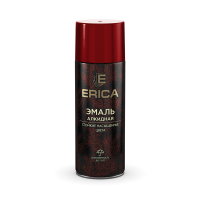 Аэрозольная эмаль алкидная Erica красная 520мл