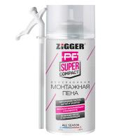 Пена бытовая ZIGGER PF SUPER COMPACT всесезонная, 230мл, 210г