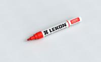 Маркер LEKON Standart с нитроэмалью 4 мм цвет красный Маркер LEKON Standart с нитроэмалью 4 мм цвет красный