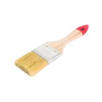 Кисть плоская Классик-Стандарт 50мм натуральная светлая щетина, деревянная ручка TOOLBERG