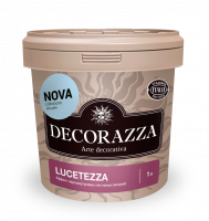 Декоративное покрытие DECORAZZA Lucetezza Nova LCN001 база Argento 1л с эффектом песчаных вихрей