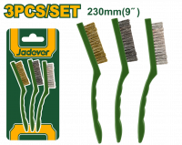 Набор щеток проволочных 230мм с пластиковой ручкой (3шт) JADEVER