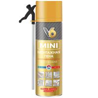 Пена бытовая V6 MINI монтажная всесезонная 360г