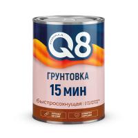 Грунтовка ГФ-021 ФОРМУЛА Q8 быстросохнущая серая 0,8кг