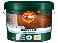 Пропитка для дерева Omnitex UNIVERSAL 2 в 1 Береза 9л