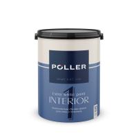Краска Poller Интериор 1 латексная для стен и потолков белая 4,5л