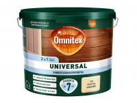 Пропитка для дерева Omnitex UNIVERSAL 2 в 1 бесцветная база под колеровку CLR 2,5л