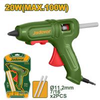 Пистолет клеевой 11мм 20 - 100Вт + 2 стержня JADEVER