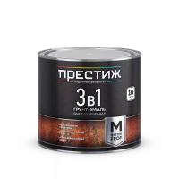 Грунт-эмаль по ржавчине ПРЕСТИЖ быстросохнущая шоколадная 1,9кг