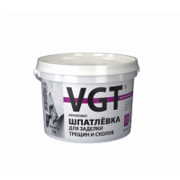 Шпатлевка для заделки трещин и сколов для внутренних работ 1кг VGT Шпатлевка для заделки трещин и сколов для внутренних работ 1кг VGT