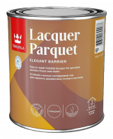 Лак паркетный TIKKIVALA LACQUER PARQUET алкидно-уретановый база EP полуматовый 0,9 л