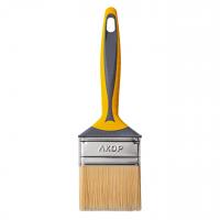 Кисть для эмалей Профи 70х12, двухкомпонентная ручка, нержавеющая сталь АКОР