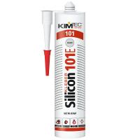 Герметик силиконовый 101Е KIM TEC светло-серый (манхеттен) 280мл