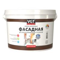 Краска VGT ВД-АК-1180 фасадная белоснежная 15кг