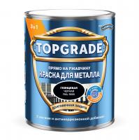 Краска 3 в 1 Topgrade гладкая черная RAL9005 0,75л