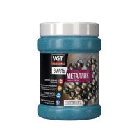 Эмаль акриловая ВД-АК-1179 VGT универсальная "МЕТАЛЛИК" аквамарин 0,23кг (неморозостойкая)