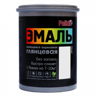 Эмаль акриловая Palizh глянцевая белая база А 1,1кг