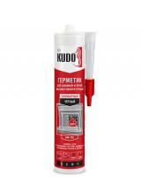 Герметик силикатный для каминов и печей KUDO HOME 1200C черный 280мл