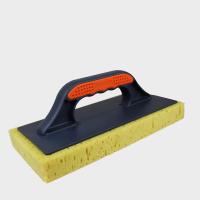 Терка DЕCOR, 2 К, 280х140 мм, крупористый бежевый поролон (для замывания плитки от затирки)