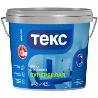 Краска ВД ПРОФИ для потолка супербелая 4,5 л/6,9кг (Текс) Краска ВД ПРОФИ для потолка супербелая 4,5 л/6,9кг (Текс)