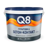 Грунтовка Бетон-контакт ФОРМУЛА Q8 акриловая 12кг