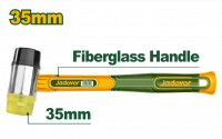 Молоток рихтовочный 35мм с фибергласовой ручкой JADEVER