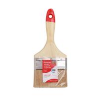 Кисть плоская Классик-Эксперт 100мм натуральная светлая щетина, деревянная ручка TOOLBERG